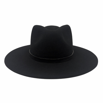 Leather Wrap Hat Band – Black