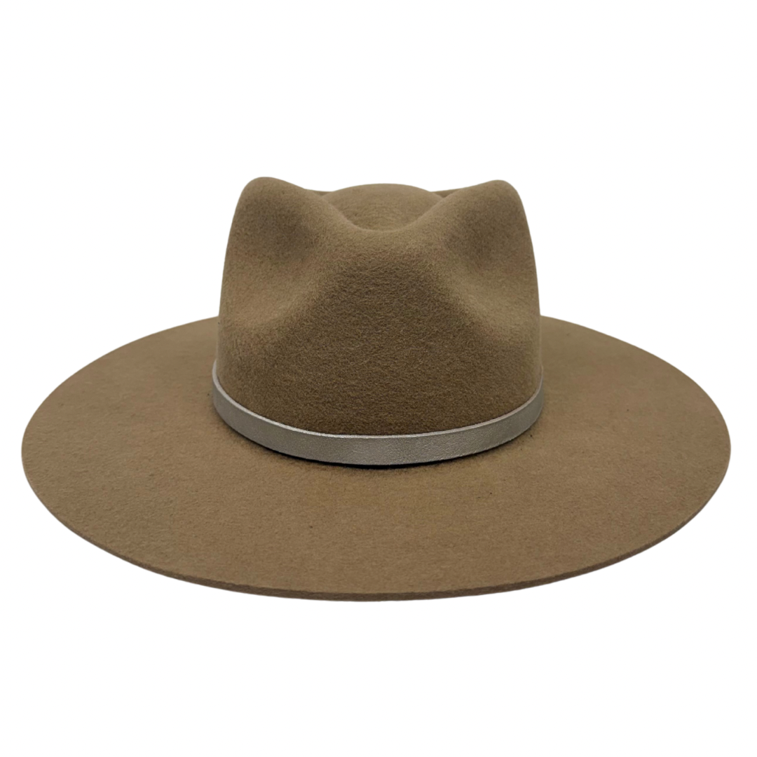 Leather Wrap Hat Band – Silver