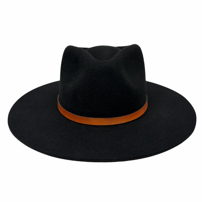 Leather Wrap Hat Band – Cognac