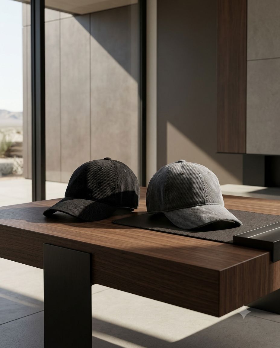 Corduroy Cap - Midnight Blue - Arre Hats