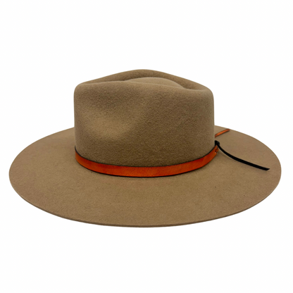 Leather Wrap Hat Band – Cognac