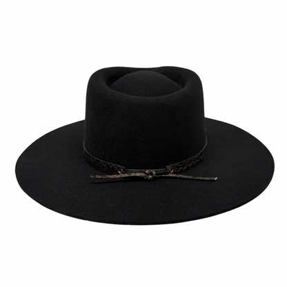 Leather Wrap Hat Band – Croc Brown