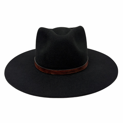 Leather Wrap Hat Band – Dark Brown