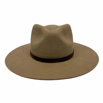 Leather Wrap Hat Band – Dark Brown