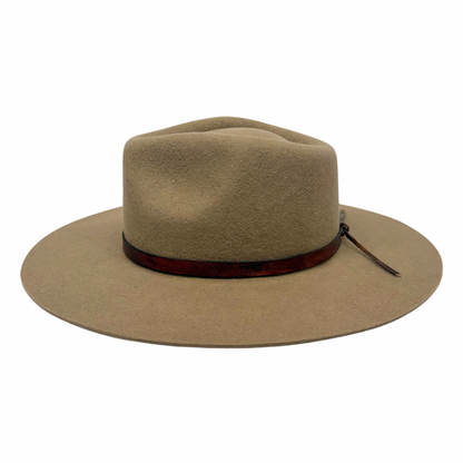 Leather Wrap Hat Band – Dark Brown