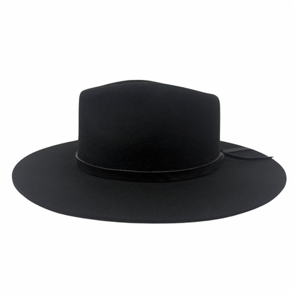 Leather Wrap Hat Band – Black