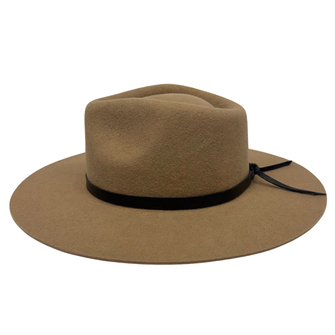 Leather Wrap Hat Band – Black