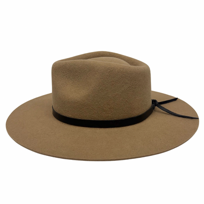 Leather Wrap Hat Band – Black
