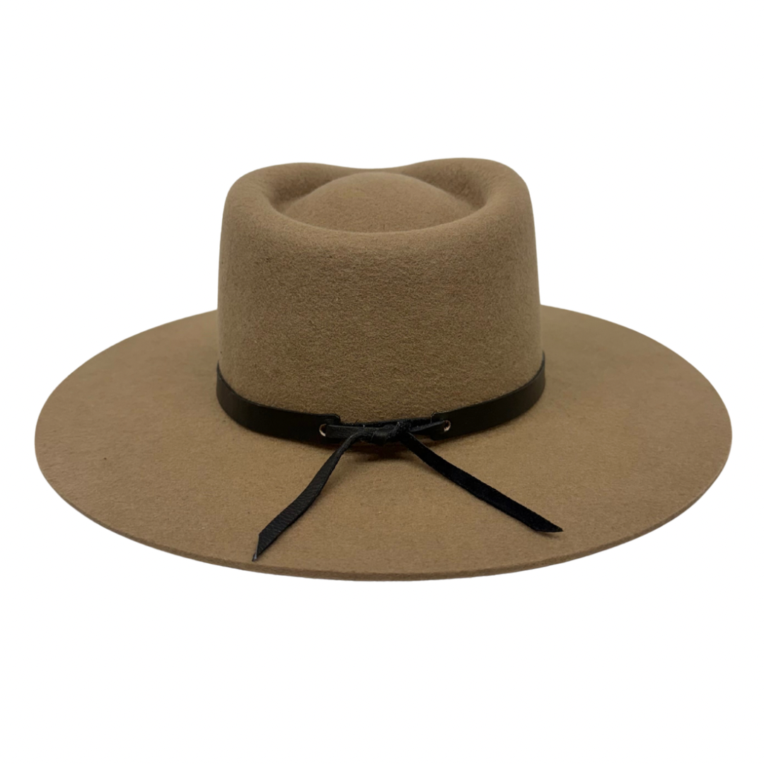 Leather Wrap Hat Band – Black