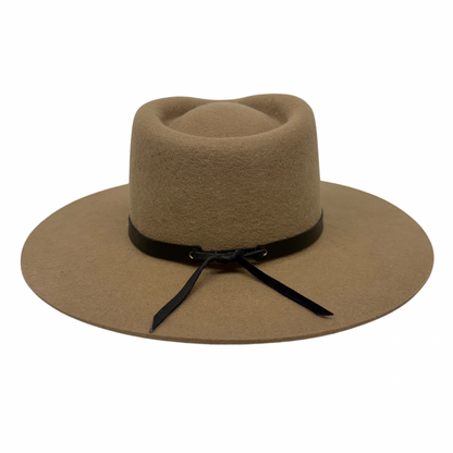 Leather Wrap Hat Band – Black