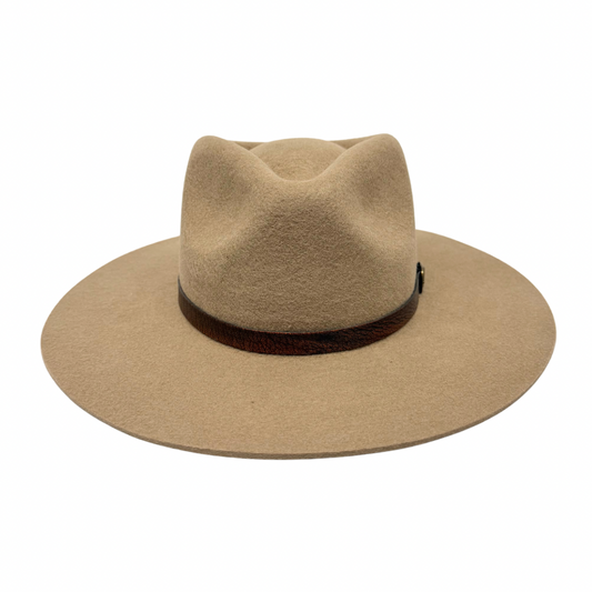 Buckle Leather Hat Band – Brown - Arre Hats