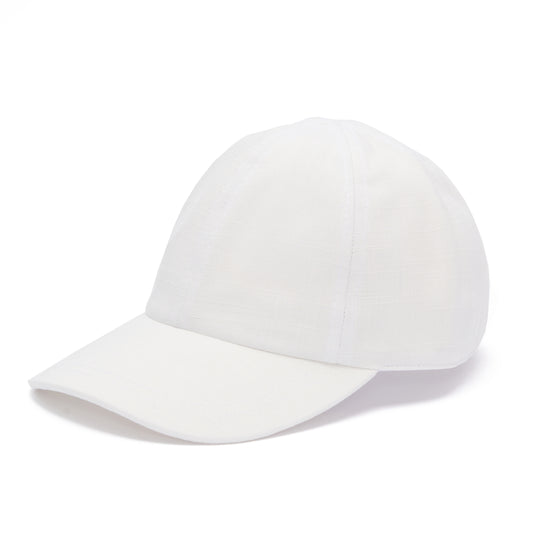 Linen Cap - White