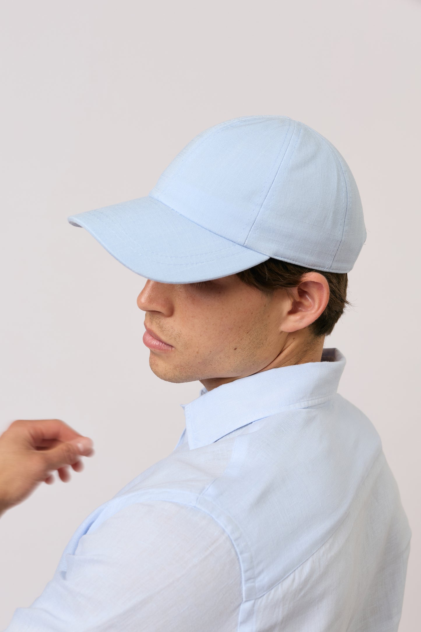 Linen Cap - Sky Blue - Arre Hats