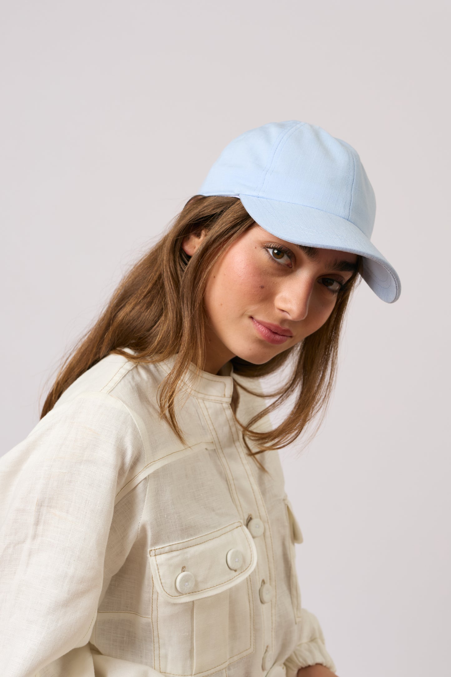Linen Cap - Sky Blue - Arre Hats