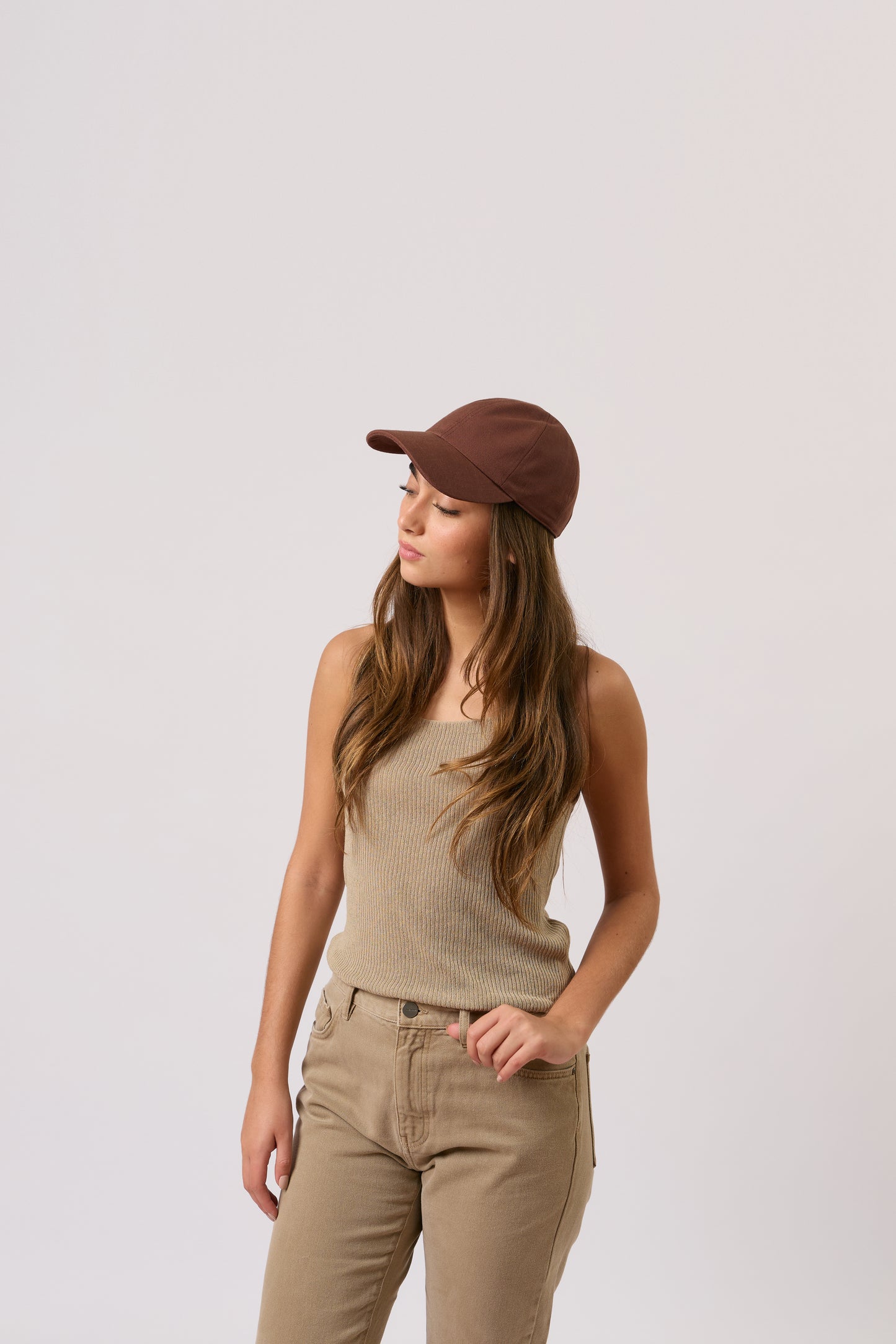Linen Cap - Chocolate - Arre Hats