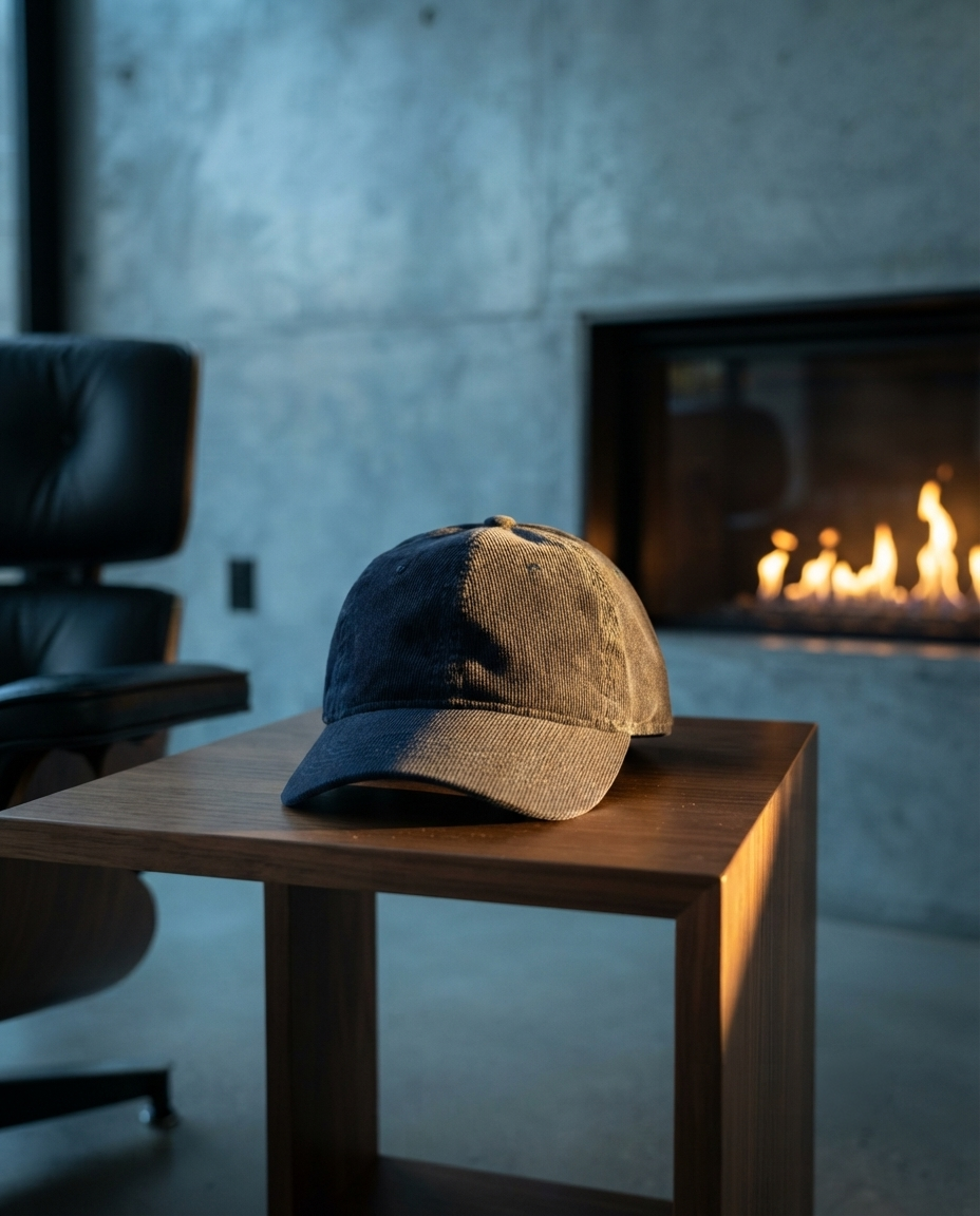 Corduroy Cap - Storm Gray - Arre Hats