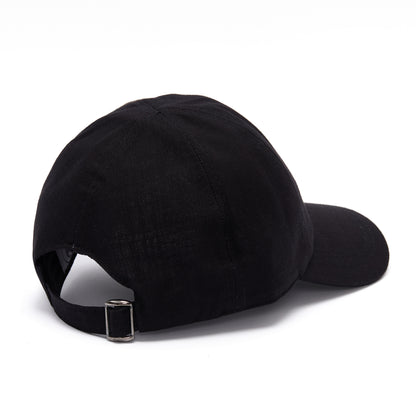 Linen Cap - Black