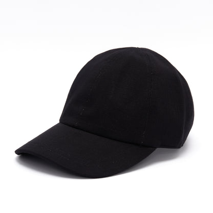Linen Cap - Black