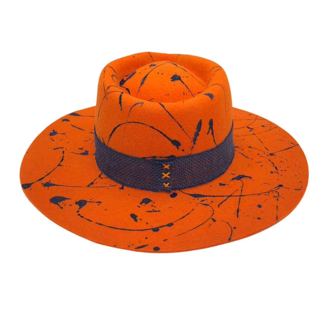 The orange Splatter - Arre Hats