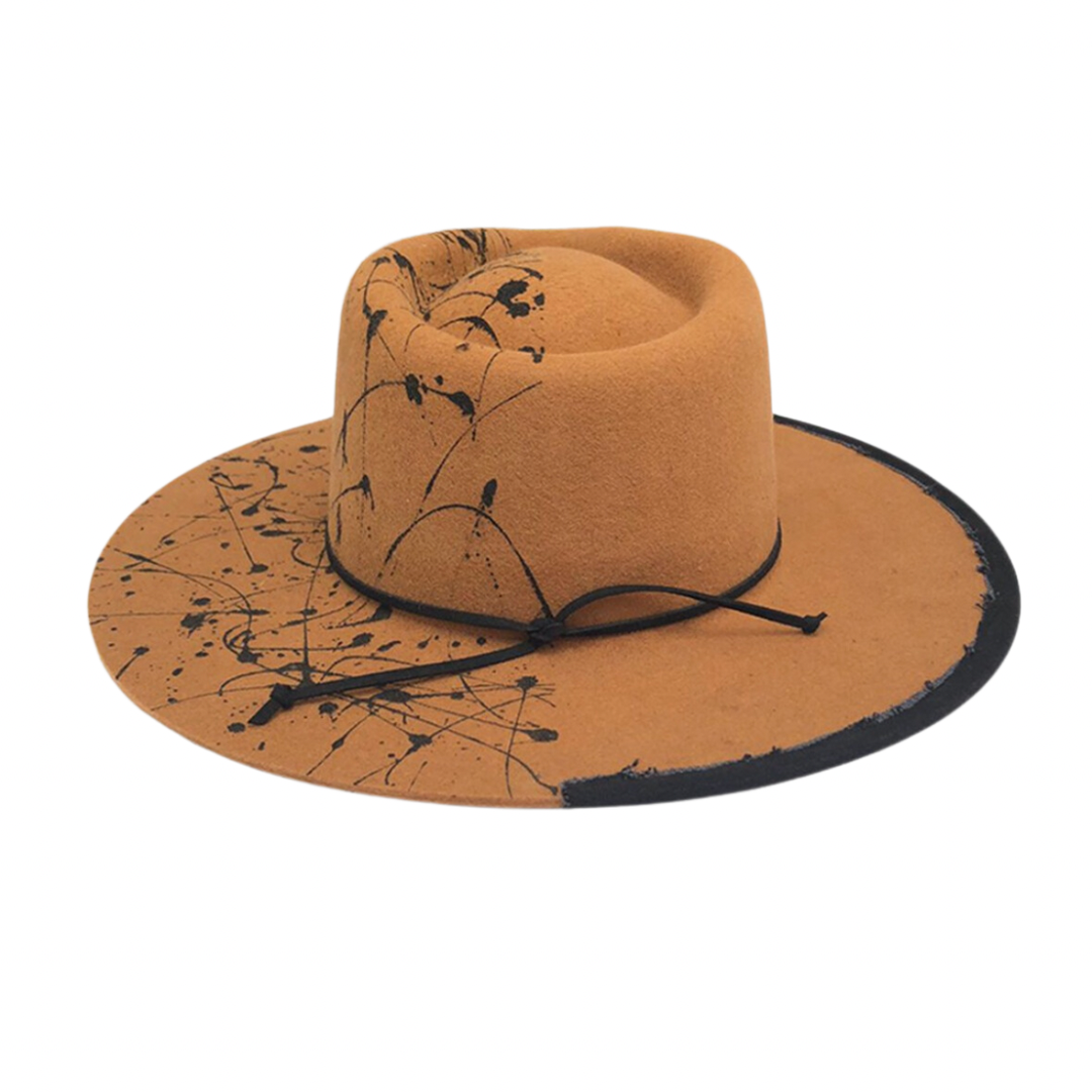 MITI MITI Splatter - Black on Camel - Arre Hats