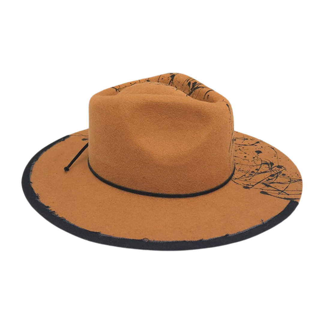 MITI MITI Splatter - Black on Camel - Arre Hats