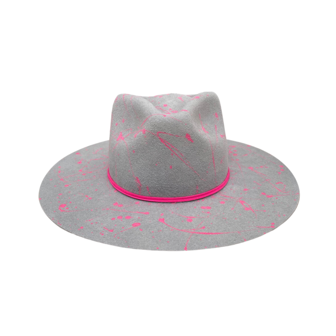 Neon Pink Splatter - Arre Hats