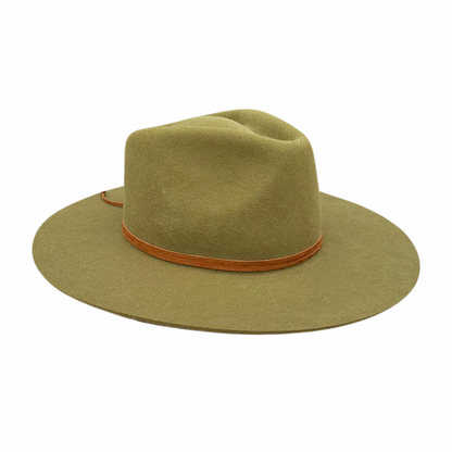 Olive Green - Suede Strips - Arre Hats