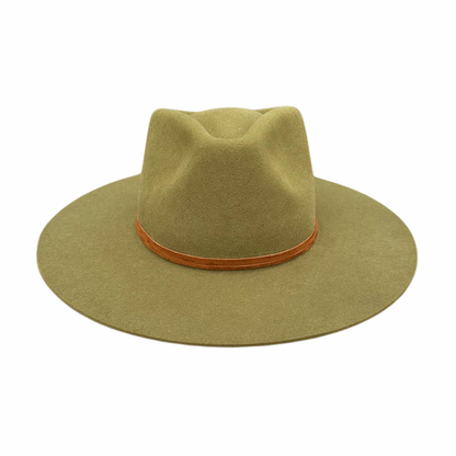 Olive Green - Suede Strips - Arre Hats