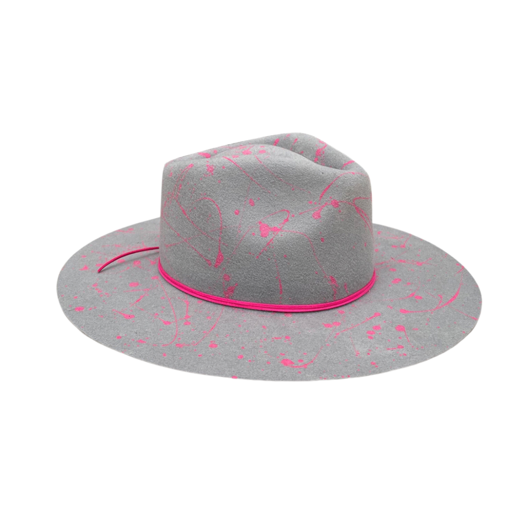 Neon Pink Splatter - Arre Hats