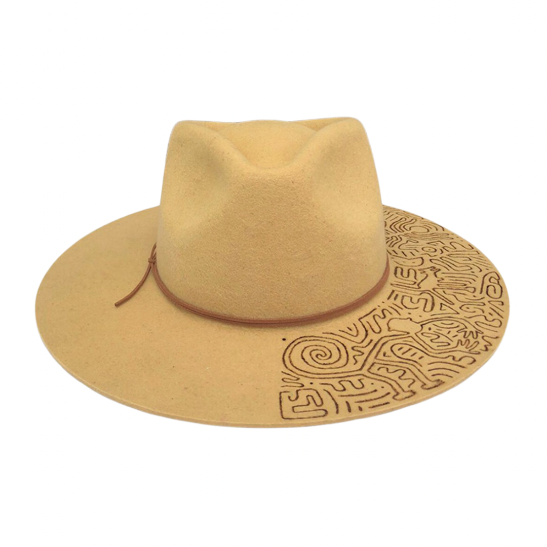 MITI Nazca Brim - Honey Mustard - Arre Hats