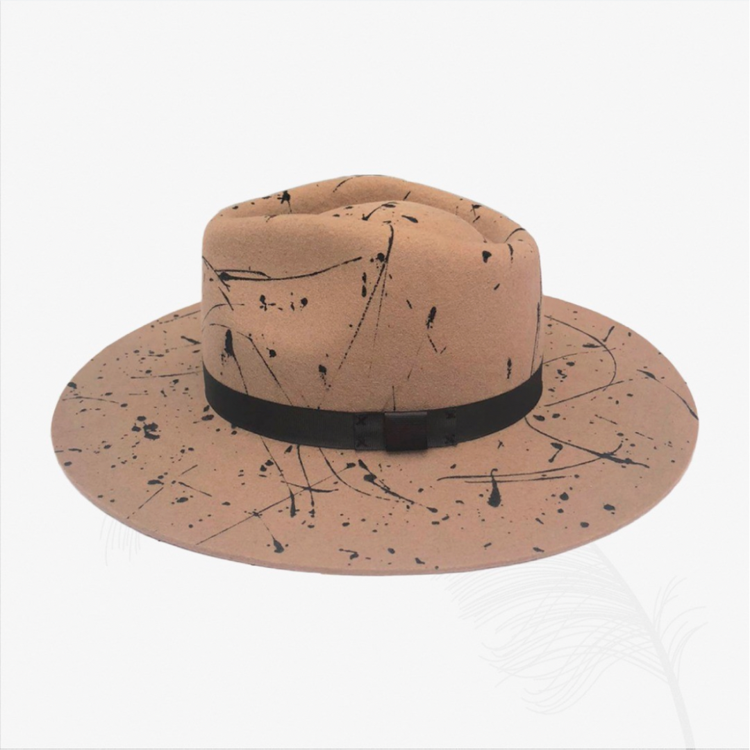 The Black Splatter - Smoked Bone - Arre Hats