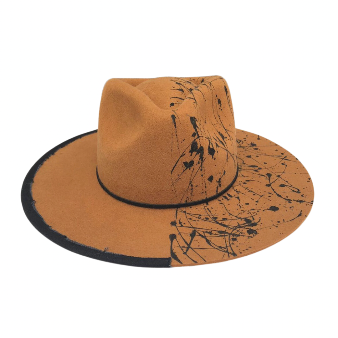 MITI MITI Splatter - Black on Camel - Arre Hats