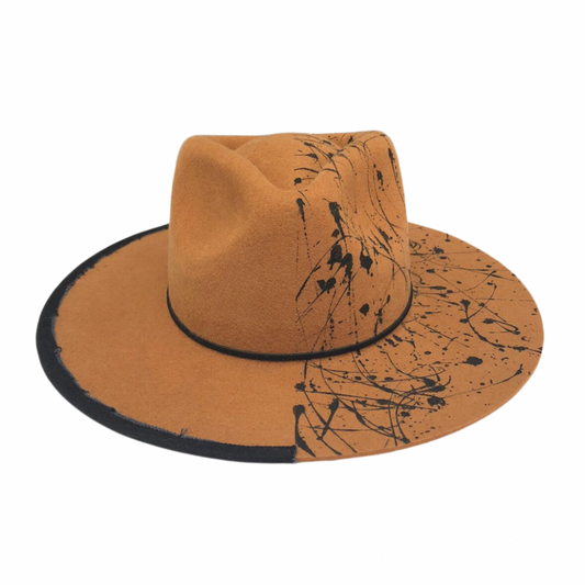 MITI MITI Splatter - Black on Camel - Arre Hats