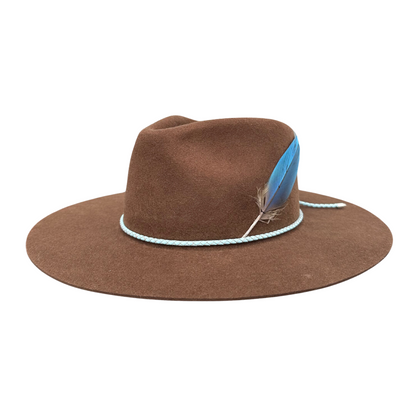 Guacamayo Habano - Light Blue Leather - Arre Hats