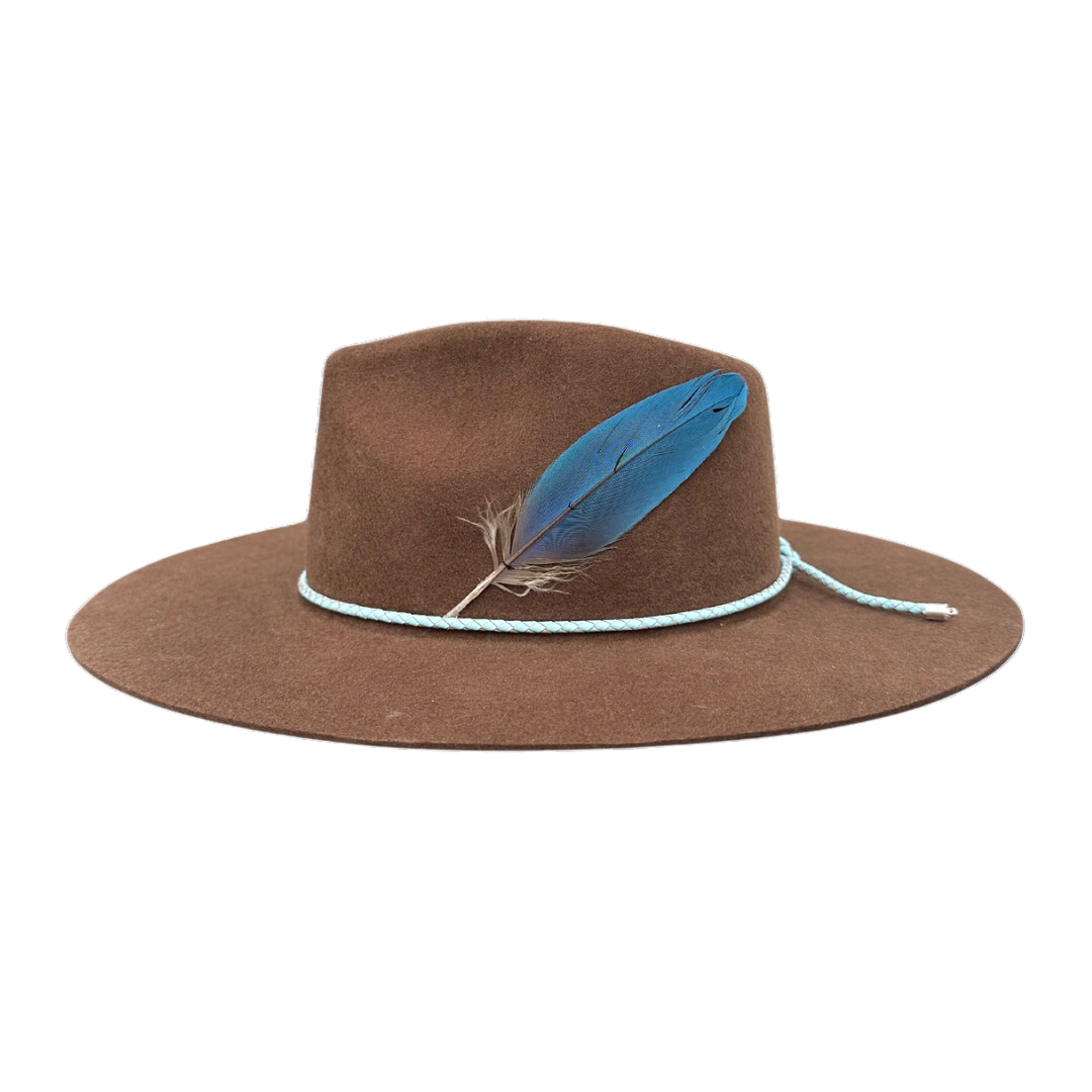 Guacamayo Habano - Light Blue Leather - Arre Hats