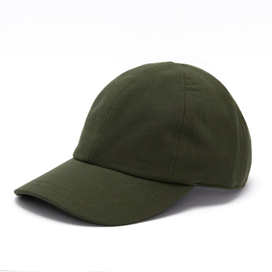 Linen Cap - Forest Green