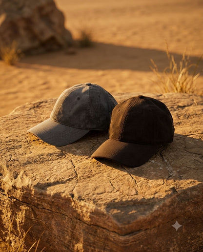 Corduroy Cap - Dark Brown - Arre Hats