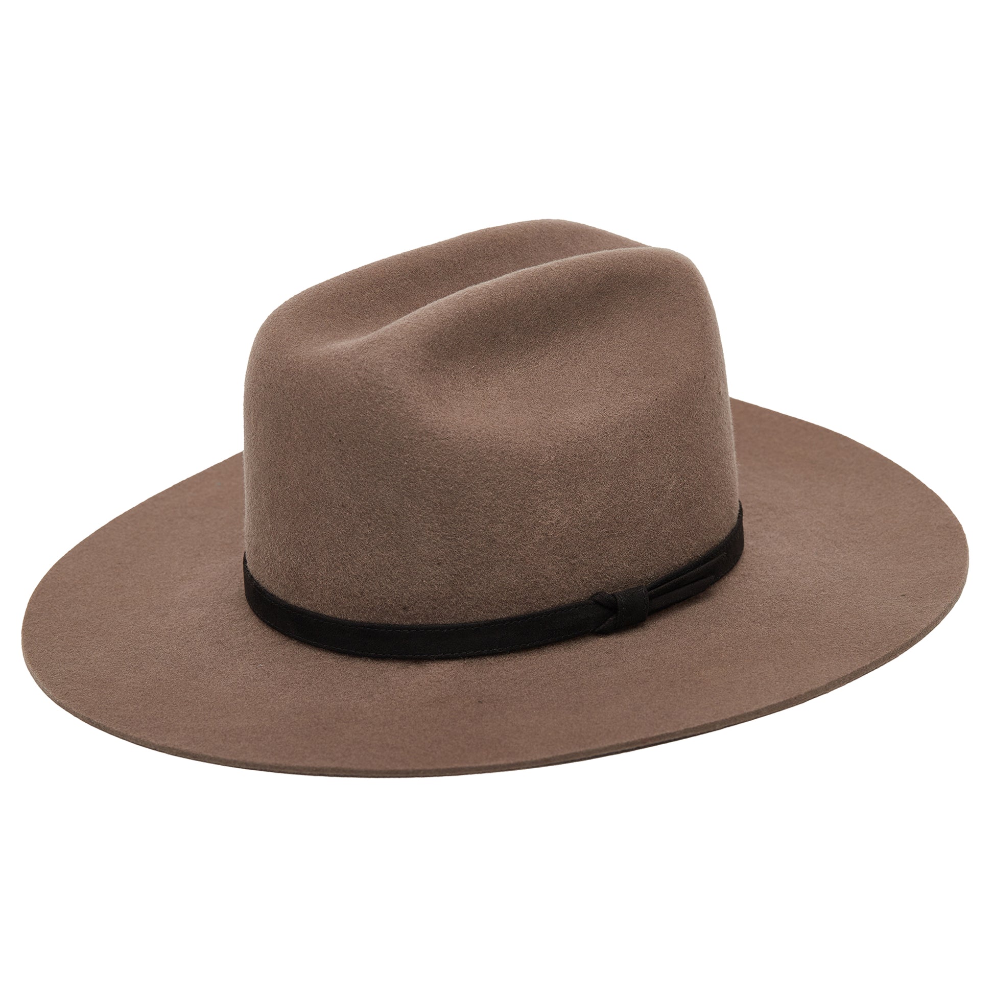 The Cowboy Flat Brim - Dark Beige - Arre Hats