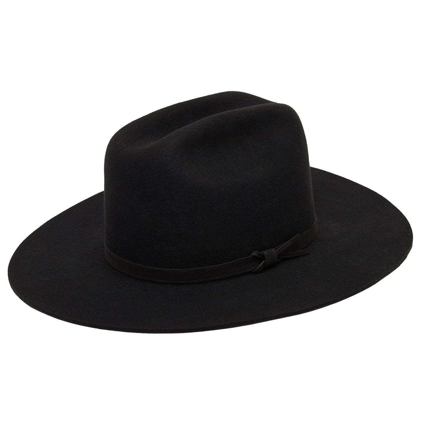 The Cowboy Flat Brim - Black - Arre Hats