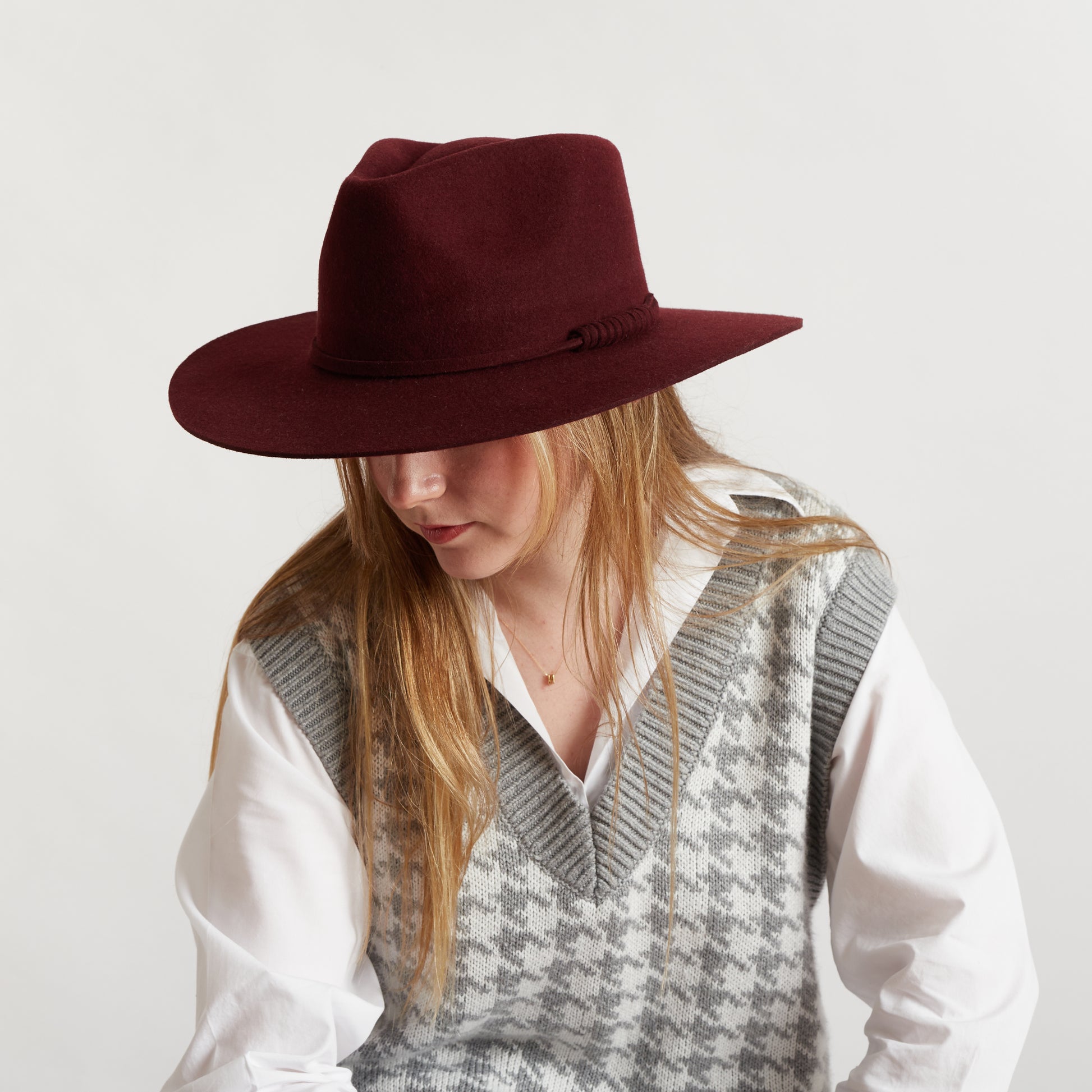 The Gaucho - Dark Cherry - Arre Hats